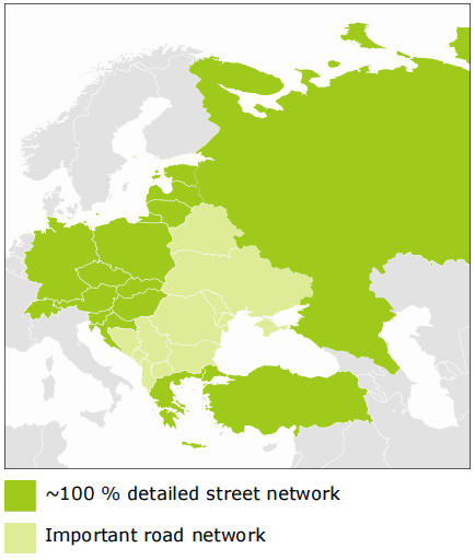 Bmw teleatlas eastern europe #7